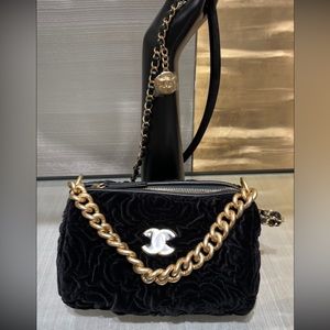 CHANEL Velvet Handbag